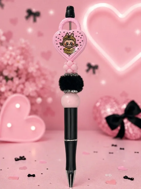 Pink Bubu Heart Pen