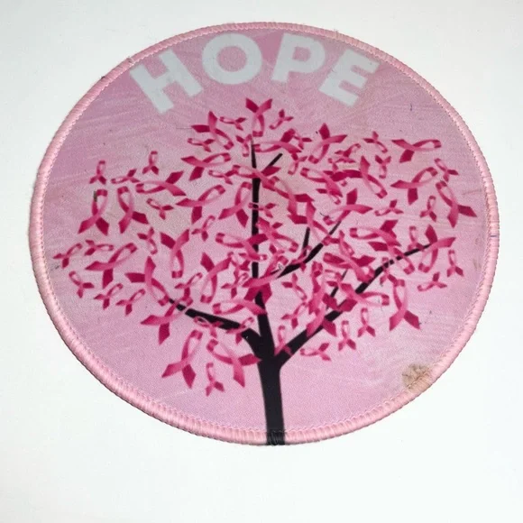 (GREAT CONDITION) BREAST CANCER AWARENESS PINK HOPE TREE MOUSE PAD