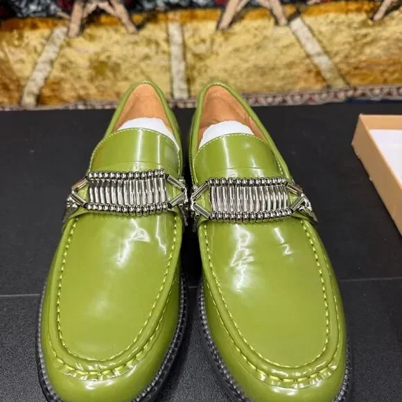 Unbranded Men's Green Loafers