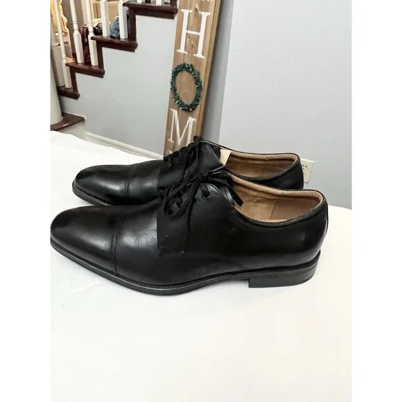 Florsheim Men's #11807-001 Azzio Cap Toe Oxford Shoe Black Size 10M