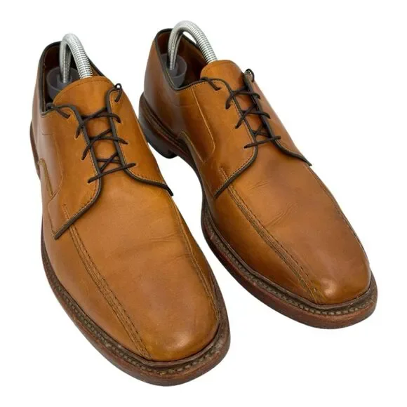 Allen Edmonds Hillcrest Leather Oxford Dress Shoes Size 10.5 C Walnut Brown