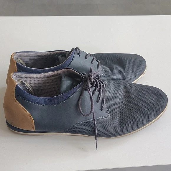ALDO Mens Oxfords Blue Lace Up Casual Dress Shoes Size 11