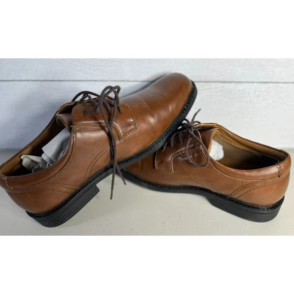 Dockers 9.5W 9.5 Stiles Mens Oxford Dress Shoes Mahogany 90-44032 Brown