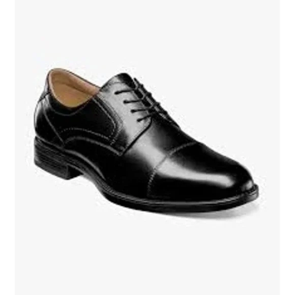 Florsheim‎ center cap toe oxford shoes men 10 black academia career office