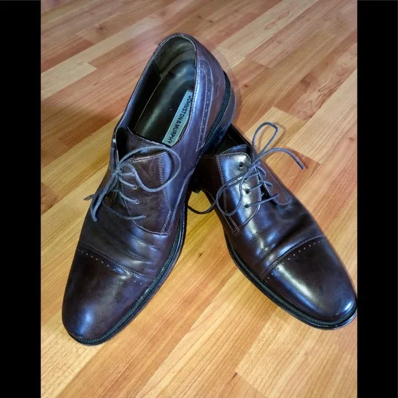 👞Johnston & Murphy Professional Leather Dress Shoes Oxford Derby Sz 13