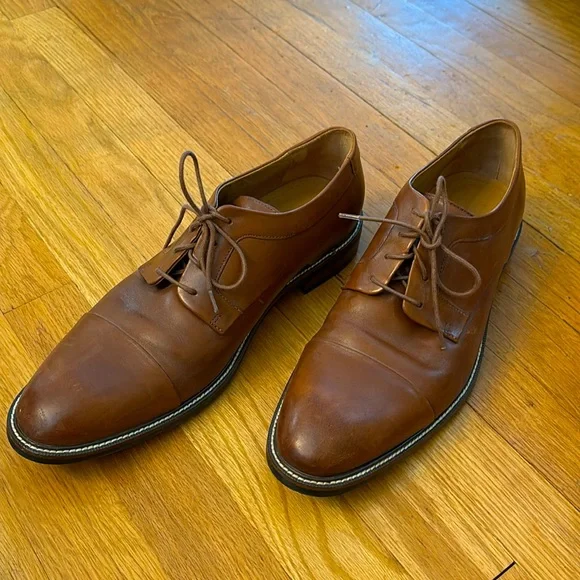 Cole Haan Leather Oxfords Size 11, Brown