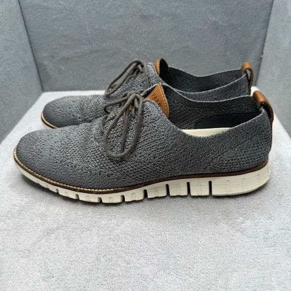 Cole Haan ZEROGRAND Stitchlite Wingtip Oxford Men 9.5 M Gray C27692 Grand OS