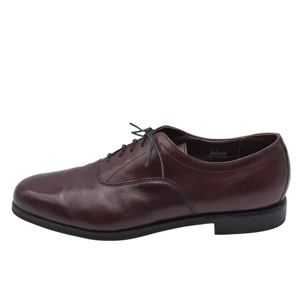 Dexter Dress Shoes Mens Size 14 D Burgundy Leather Oxford‎ Plain Toe W752-4