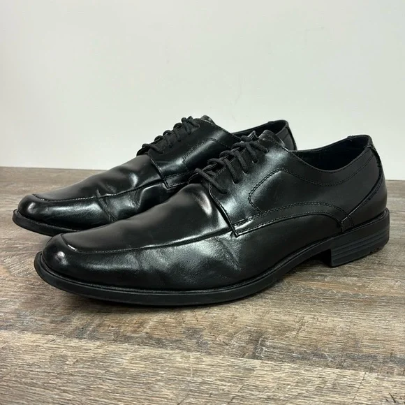 Stacy Adams CALHOUN Moc Toe Oxfords -Black Size 11