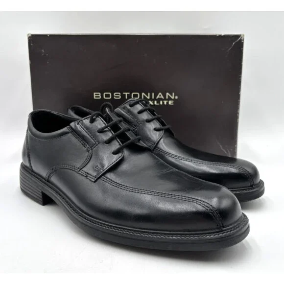 Bostonian BARDWELL WALK Men's NEW Leather Oxford Shoes Black Multiple Sizes