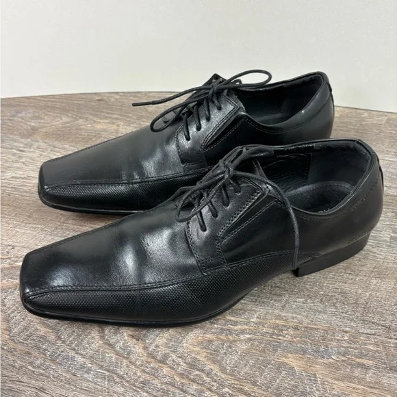 Kenneth Cole Reaction BRO-TENCIAL Men’s Leather Oxfords Size 8