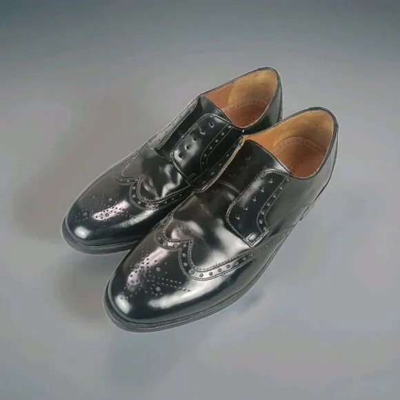 Florsheim Brookside‎ Wingtip Oxford Men's 10.5 Genuine Leather Sleek Dress Shoe