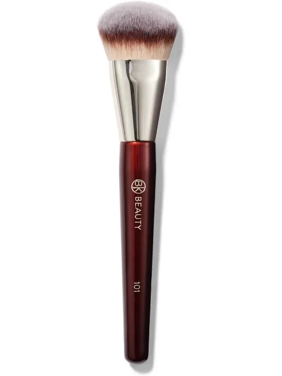 Contoured Foundation Brush for Liquid & Cream Makeup | Vegan, Cruelty-Free