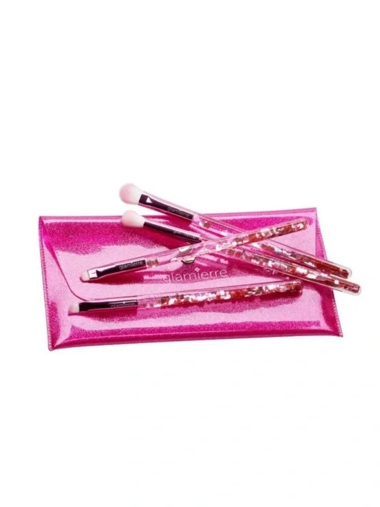 GLAMIERRE-Pink Luxe Glitter Eye Brush Collection