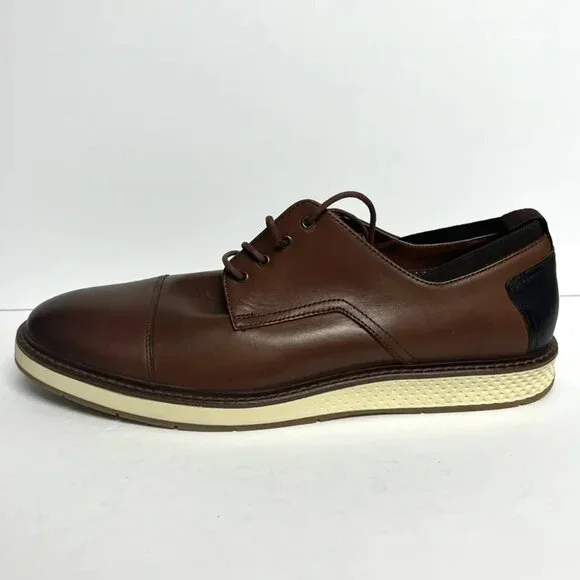 Vince Camuto Men's Edom Oxford Cognac, Size 13 M