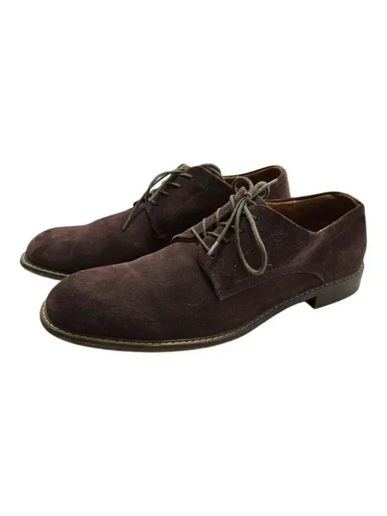 Kenneth Cole Brown Suede Lace Up Oxfords Sz 12M