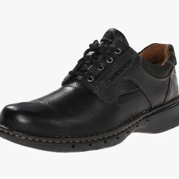 Clarks Unstructured Men's Un.Ravel Casual Oxford,Black 12N