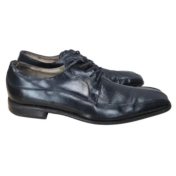 Stacy Adams Oxford Shoes Mens‎ 13 M Black Leather Dress Derby Shoes 24653-001