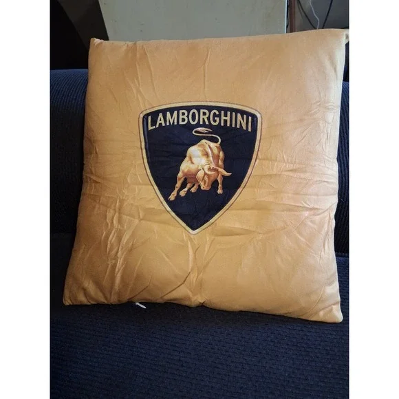 Lamborghini Print pillow case Car decor Double‎ Sided Throw Cushion Cover Sofa
