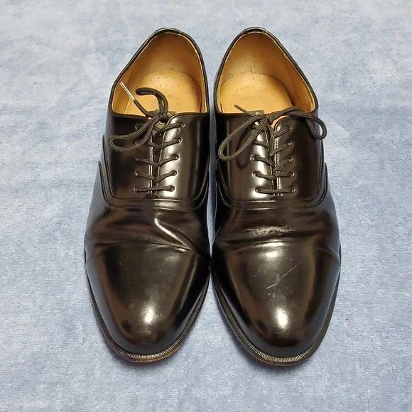 11M Men's Stacy Adams Black Leather Shoes