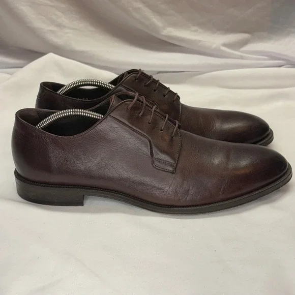 Paul Smith Antique Leather Oxford Flexible Travel Shoes Mens 11‎ USMade in Italy