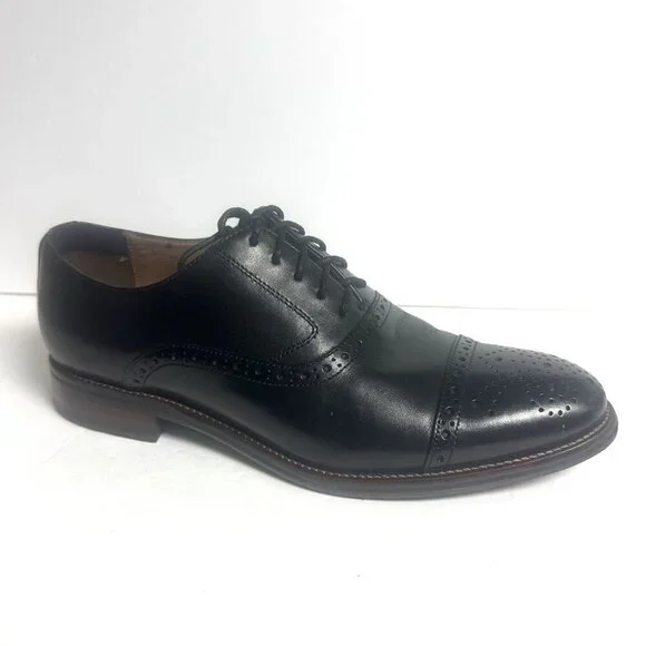 Johnston & Murphy Men's Conard 2.0 Oxford Black Size 10.5W