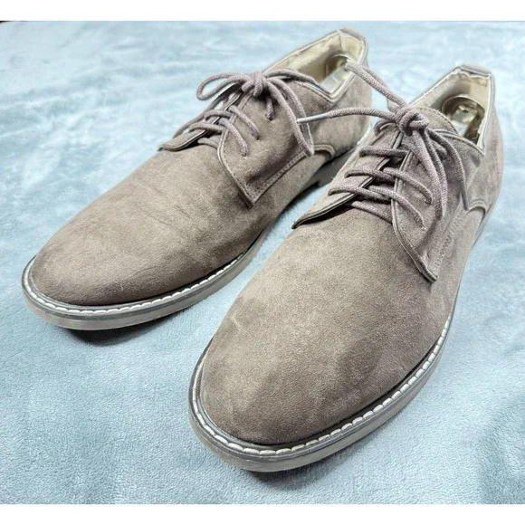 Old Navy Shoes Mens Size 9 Brown Suede Derby Dress Lace Up Casual DUK Shoe‎