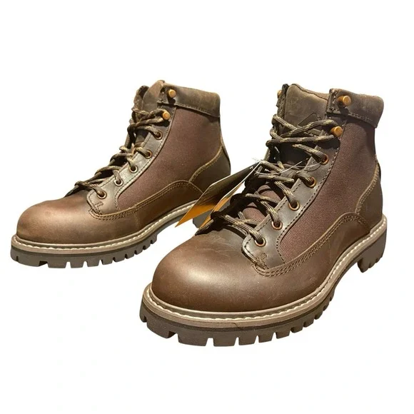 Mens Work Boot Size 7 Ozark Trail Leather Work Hiking Boot Brown