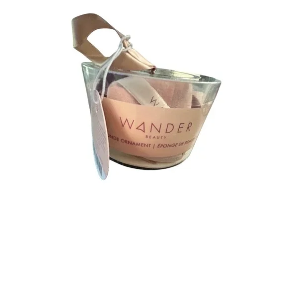 Wander Beauty Sponge Ornament Makeup Blender Puffs and Cleansing Mat‎ Set NIB