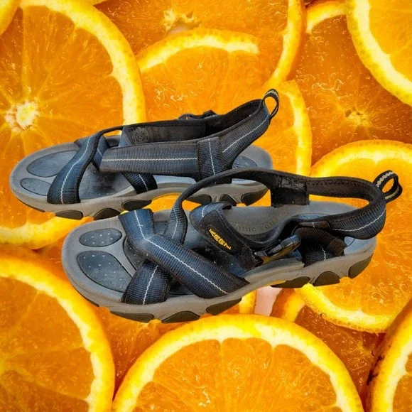 Keen Mens Newport H2 Sport Sandals Navy‎ Blue Black Hiking Water Shoes Size 10.5