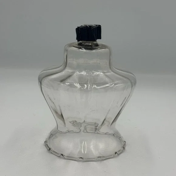 HOMCO Ruffled Crimped Clear Glass Votive Candle PEG‎ Sconce