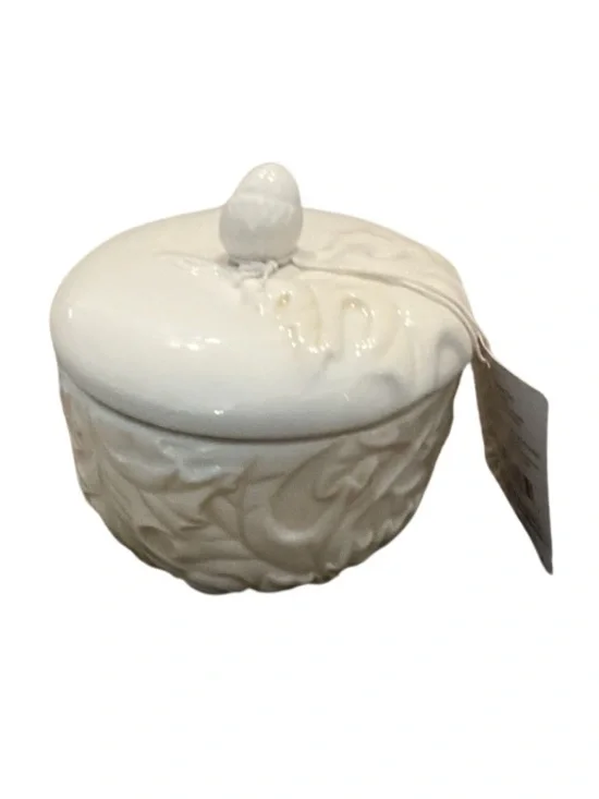 Hallmark Acorn Oak Leaf Ceramic Candle with Lid Pumpkin Scent New