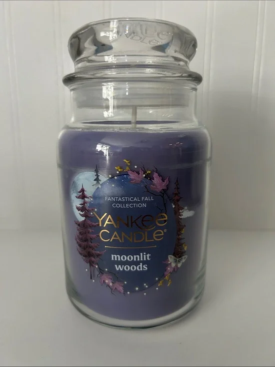 Yankee Candle Moonlit Woods Large Jar Candle - Purple