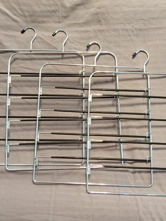 Container Store 4-Tier Swing-Arm Pant Hanger (Closet or Craft Organizer)