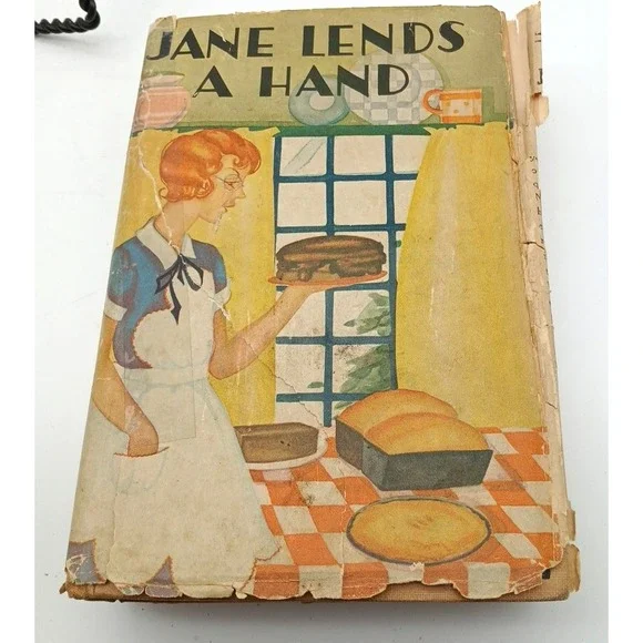 Jane‎ Lends A Hand by Shirley Watkins 1923 Antique Hardcover w Dust Jacket