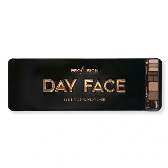 Profusion Day Face Pro Makeup Case Natural Eyeshadow, Highlight, Bronzer​​