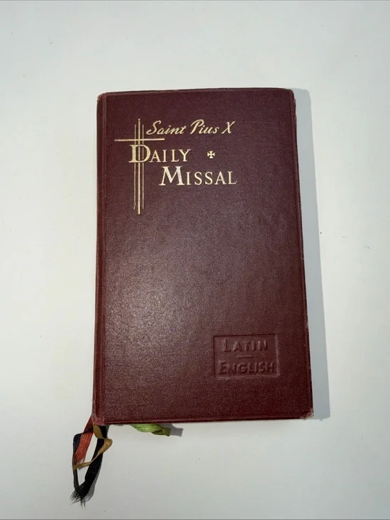 Saint Pius X Daily Missal - Brown