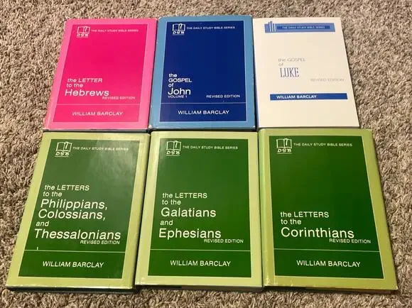 William Barclay the Daily Study Bible Series Book Lot 6 Books