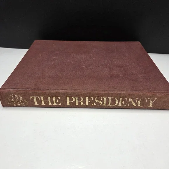 American Heritage History of the Presidency Marcus Cunliffe Hardcover Brown Gold