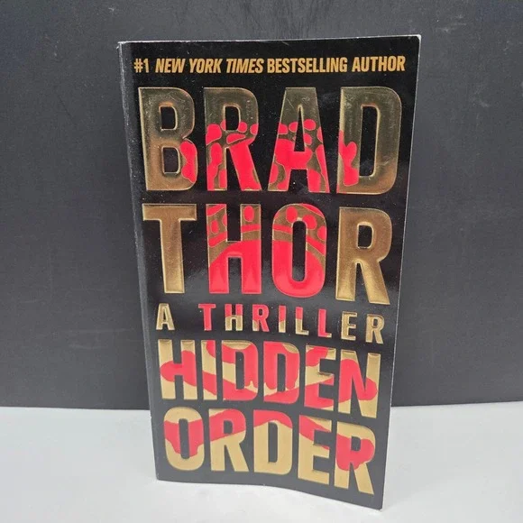 Brad Thor Hidden Order Scot Harvath Thriller Paperback Book Mystery Fiction