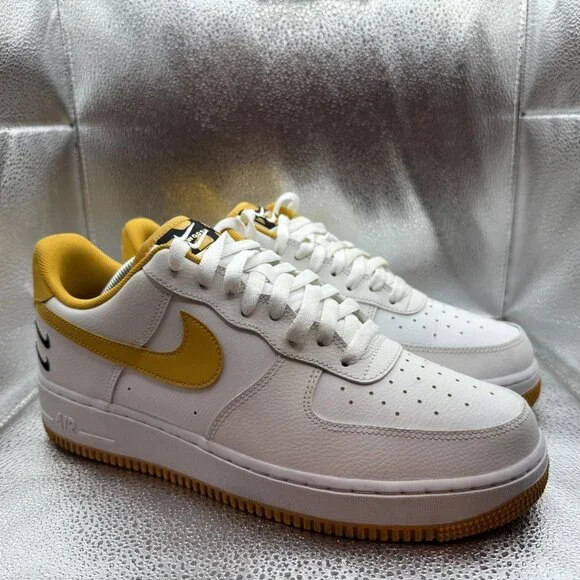 Size 10‎ Nike Air Force White Light Ginger Low Top Mens Double Swoosh CT2300-100