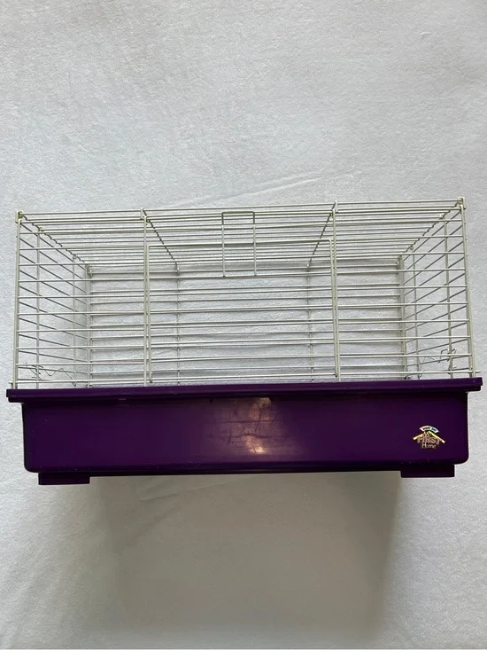 Purple & White Guinea Pig Cage -Y2K