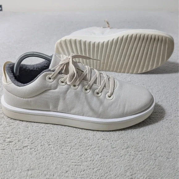 Allbirds Wool‎ Pacer Shoes Mens 9 Cream Beige WPI Water Repellent Sneakers