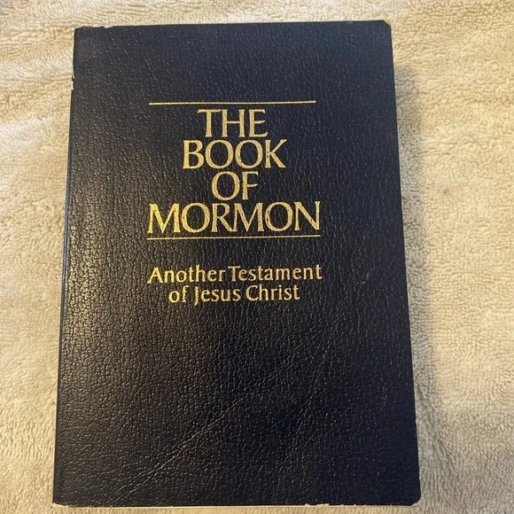 The‎ Book Of Mormon Blue Softcover Gold Title Religious Text LDS 1981 Edition