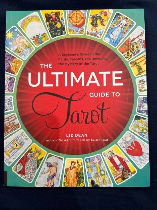 The Ultimate Guide to Tarot by Liz Dean Beginner Tarot Book Full Color Like New