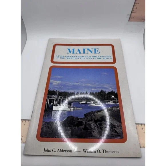 1988 Maine‎ Full Color Tour Book By John C. Anderson & William O. Thomson