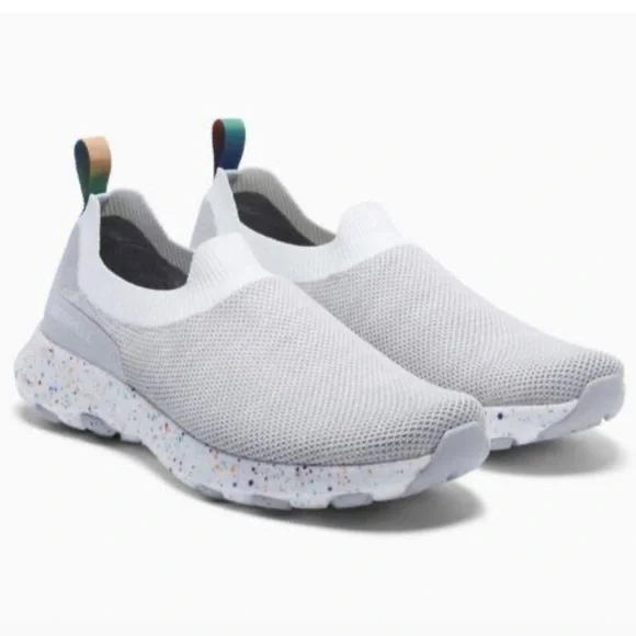 Merell - men’s cloud MOC knit confetti pride slip on sneakers gray shoes size8.5