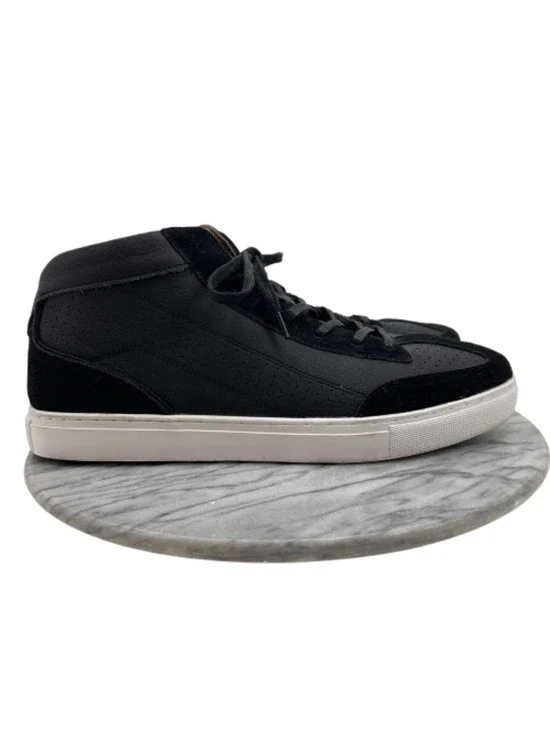 BYLT Mens 13 Shoes Black Suede Leather Retroday‎ MYD High Top Lace Up Sneakers