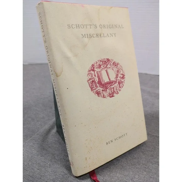 Schott's Original Miscellany Ben Schott 1st US Edition 2003 VTG Hardcover Trivia
