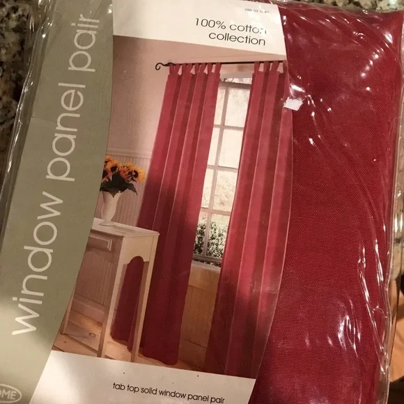 🪟Bundle of Tab Top Window Panel Curtains